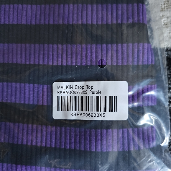 NWT. Killstar Malkin Crop Top Purple. Multiple sizes available. - Picture 8 of 9